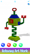 Robots Magnet World 3D - Build by Magnetic Balls screenshot 3