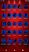 Blue and Black Icon Pack Free screenshot 20