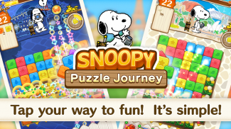 SNOOPY Puzzle Journey screenshot 1