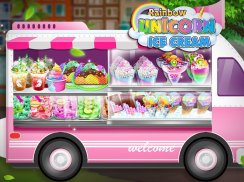 Rainbow Unicorn Ice Cream Food Maker Cooking Games screenshot 3