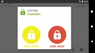 Panel de Control de Alarma MQTT screenshot 1