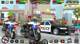 Bike Chase 3D Police Car Games screenshot 0