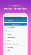 Go2Job - Resume Builder App Free Resume Builder CV screenshot 0