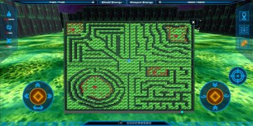 Tirador del espacio: laberintos aliens- arcade, 3D screenshot 4
