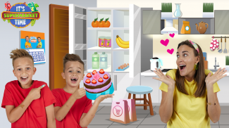 Vlad & Niki Süpermarket oyunu screenshot 3