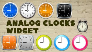 Analog clocks widget – simple screenshot 7