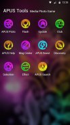 Beautiful neon colorful flowers theme & wallpaper screenshot 2