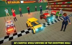 Shopping Mall electric toy car driving car games screenshot 8