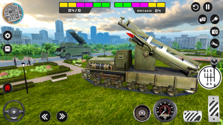 मिसाइल आक्रमण और परम युद्ध - ट्रक खेल screenshot 1
