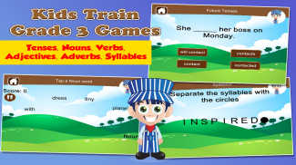 Kids Train 3rd Grade Games screenshot 2