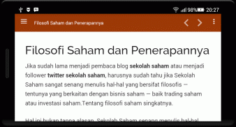 Filosofi Saham bagi Pemula screenshot 4