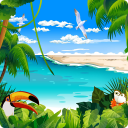 Puzzle d'aventure tropicale Icon