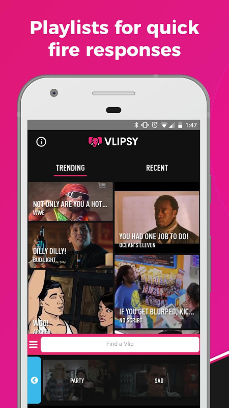 Vlipsy  Search for Video Clips & Make Your Own Reaction Clip