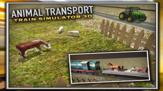 Animal Transport Train Sim 3D screenshot 10