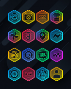 Hexanet - Neon Icon Pack screenshot 0