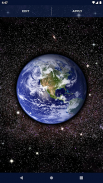 Earth in Space Live Wallpaper screenshot 3