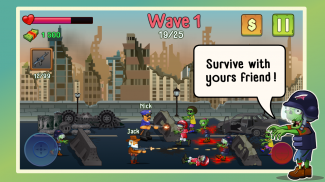 Two guys & Zombies (online game with friend) screenshot 1