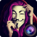 Anonymous Mask Photo Maker CAM Icon