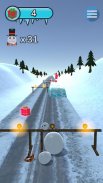 Snowman Endless Runner Game screenshot 0