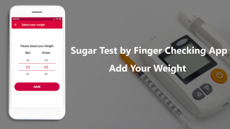 Sugar Test by Finger Checking App Records screenshot 4