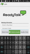 ReadyTalk Conferencing screenshot 1