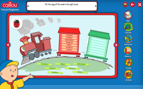 Caillou learning for kids screenshot 2