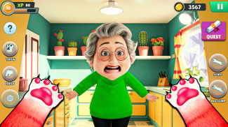 Angry Gran VS Naughty Cat Sim screenshot 4