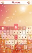 Flowers GO Keyboard Theme screenshot 2