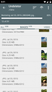 Undeleter: borrado de archivos screenshot 2