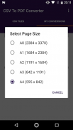 Csv To Pdf Converter screenshot 1