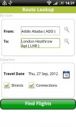 Ethiopian Flights Timetable screenshot 2