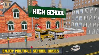 NY City School Bus Driving 2017 screenshot 1