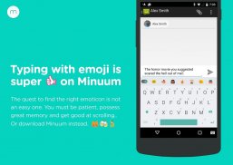 Minuum Keyboard + Smart Emoji screenshot 6