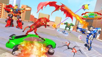 Formula Car Robot Dragon Battle screenshot 1