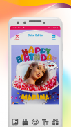 Name photo on Birthday Cake Maker screenshot 5