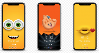 Fun Always on display - Super Amoled Clock Display screenshot 1