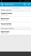 Clean House - chores schedule screenshot 1