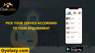 OyeLazy - Home Services, Maintenance, Repairs App screenshot 2