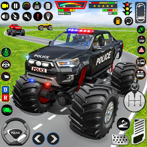 Play Police Monster Truck Car Games Online for Free on PC & Mobile