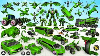 Ramp Car Robot Transforming : Roboter-Auto-Spiele screenshot 6