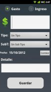 Control de Gastos Mensuales screenshot 2