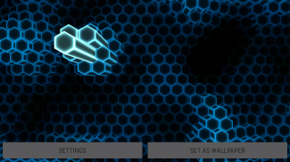 Fluid Hex 3D Live Wallpaper screenshot 0