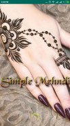 Simple Mehndi Designs 2018 screenshot 0