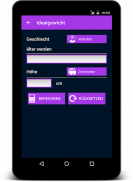 Gesundheitsrechner screenshot 2