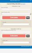 Log and Antilog Calculator screenshot 0