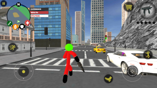 Stickman Super Rope Hero Gangstar Rescue Mission screenshot 1