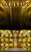 Golden Rays Animated Keyboard screenshot 4