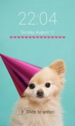 Puppy Dog Pattern Lock Screen Cute Puppy Passcode screenshot 2