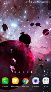 Asteroides 3D Papel de parede animado screenshot 12