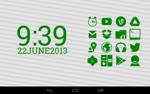 Stamped Green Icons screenshot 1